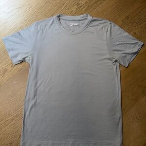 Outlier Ultrafine Merino T-Shirt - Light Gray - Large - See Description